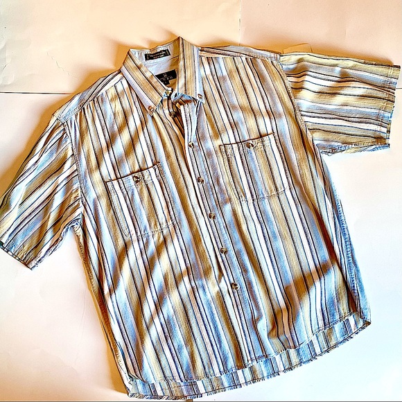 ENRO Other - 🌺4/$35 Enro Casual Short Sleeve Striped Shirt